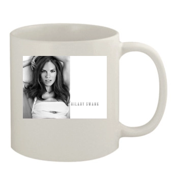 Hilary Swank 11oz White Mug