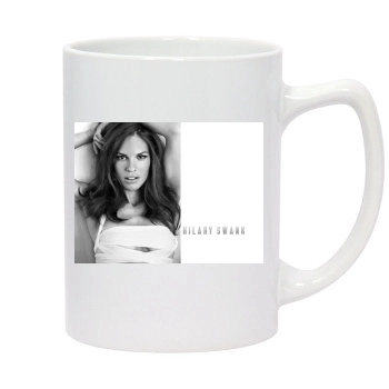 Hilary Swank 14oz White Statesman Mug