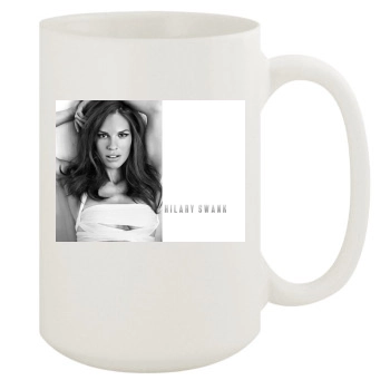 Hilary Swank 15oz White Mug