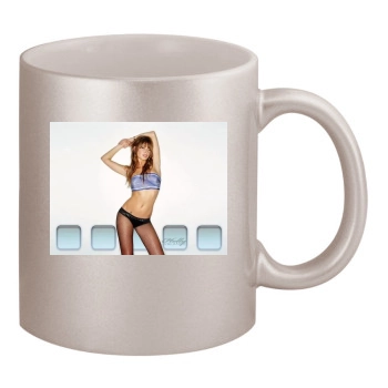 Holly Valance 11oz Metallic Silver Mug