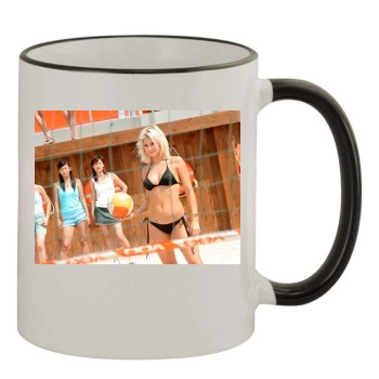 Holly Valance 11oz Colored Rim & Handle Mug