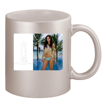 Holly Valance 11oz Metallic Silver Mug