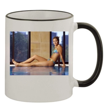 Holly Valance 11oz Colored Rim & Handle Mug