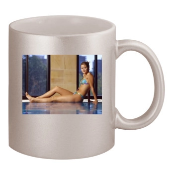 Holly Valance 11oz Metallic Silver Mug