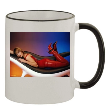 Holly Valance 11oz Colored Rim & Handle Mug