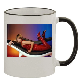 Holly Valance 11oz Colored Rim & Handle Mug