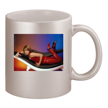 Holly Valance 11oz Metallic Silver Mug