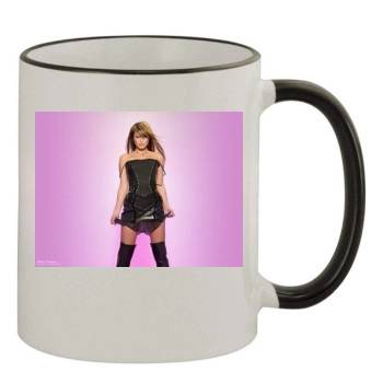 Holly Valance 11oz Colored Rim & Handle Mug