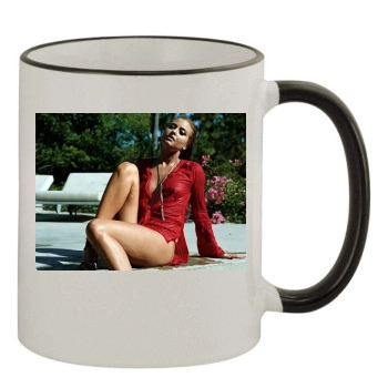 Holly Valance 11oz Colored Rim & Handle Mug