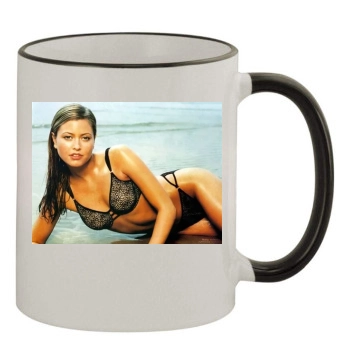 Holly Valance 11oz Colored Rim & Handle Mug