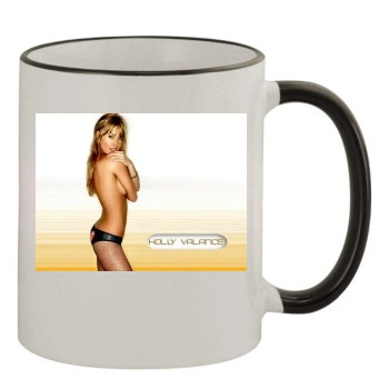 Holly Valance 11oz Colored Rim & Handle Mug