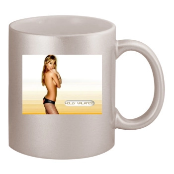 Holly Valance 11oz Metallic Silver Mug