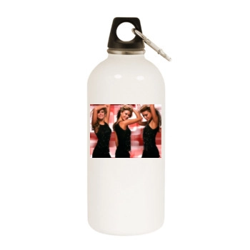 Holly Valance White Water Bottle With Carabiner