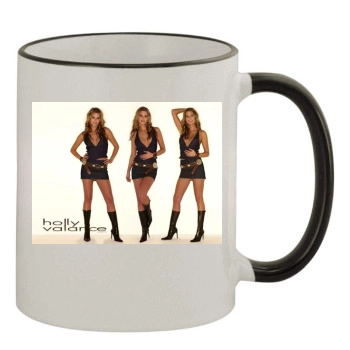 Holly Valance 11oz Colored Rim & Handle Mug