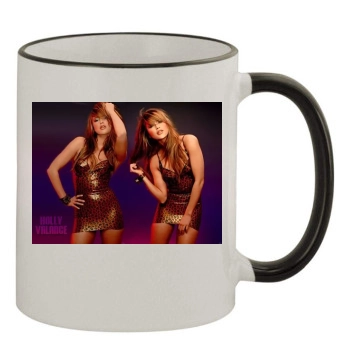 Holly Valance 11oz Colored Rim & Handle Mug