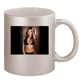 Holly Valance 11oz Metallic Silver Mug