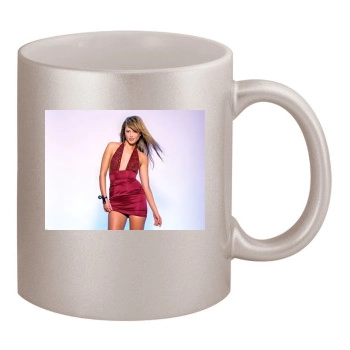 Holly Valance 11oz Metallic Silver Mug