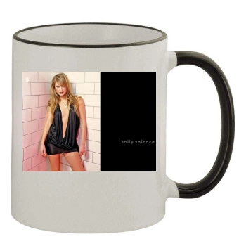 Holly Valance 11oz Colored Rim & Handle Mug