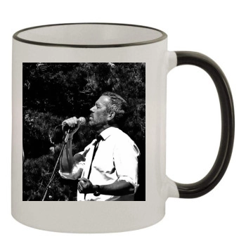 Hugh Laurie 11oz Colored Rim & Handle Mug