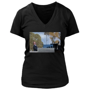 Hugh Laurie Women's Deep V-Neck TShirt