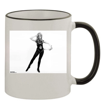 Jane Fonda 11oz Colored Rim & Handle Mug