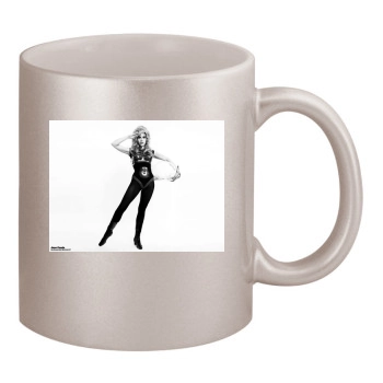 Jane Fonda 11oz Metallic Silver Mug