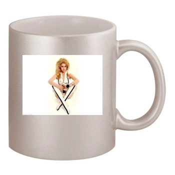 Jane Fonda 11oz Metallic Silver Mug