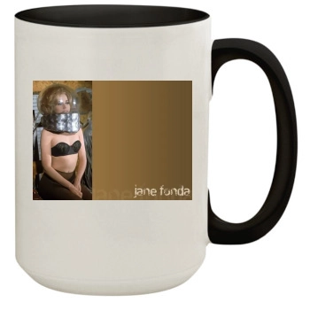 Jane Fonda 15oz Colored Inner & Handle Mug