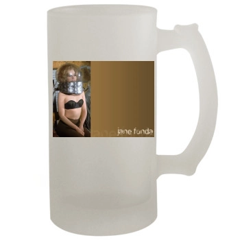 Jane Fonda 16oz Frosted Beer Stein