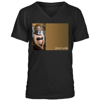 Jane Fonda Men's V-Neck T-Shirt