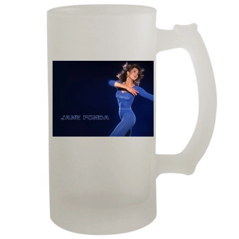 Jane Fonda 16oz Frosted Beer Stein