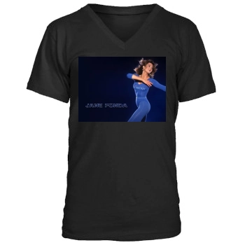 Jane Fonda Men's V-Neck T-Shirt