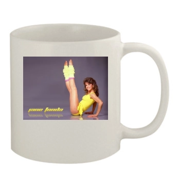 Jane Fonda 11oz White Mug