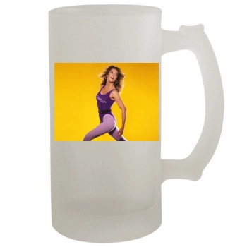 Jane Fonda 16oz Frosted Beer Stein