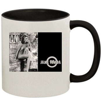 Jane Fonda 11oz Colored Inner & Handle Mug