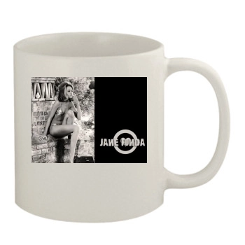 Jane Fonda 11oz White Mug