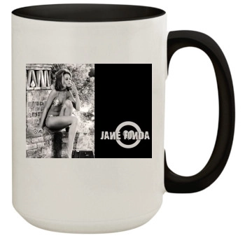 Jane Fonda 15oz Colored Inner & Handle Mug