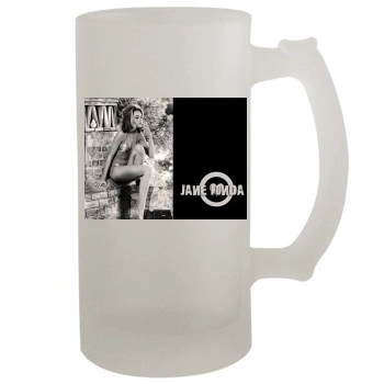 Jane Fonda 16oz Frosted Beer Stein