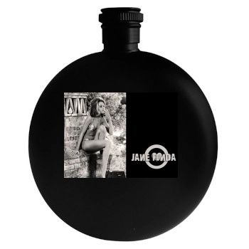 Jane Fonda Round Flask