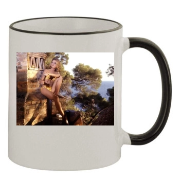 Jane Fonda 11oz Colored Rim & Handle Mug