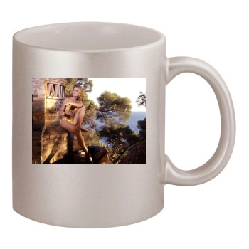 Jane Fonda 11oz Metallic Silver Mug