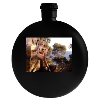 Jane Fonda Round Flask