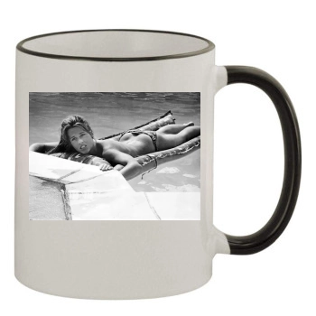 Jane Fonda 11oz Colored Rim & Handle Mug