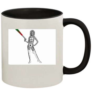 Jane Fonda 11oz Colored Inner & Handle Mug