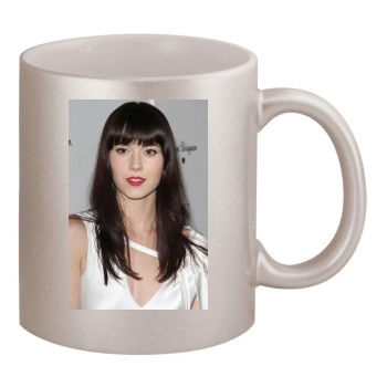 Mary Elizabeth Winstead 11oz Metallic Silver Mug