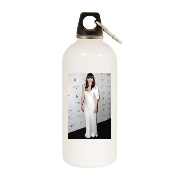 Mary Elizabeth Winstead White Water Bottle With Carabiner