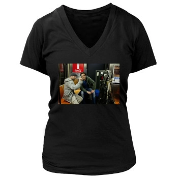 Safe (2012) Women's Deep V-Neck TShirt