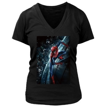 The Amazing Spider-Man (2012) Women's Deep V-Neck TShirt