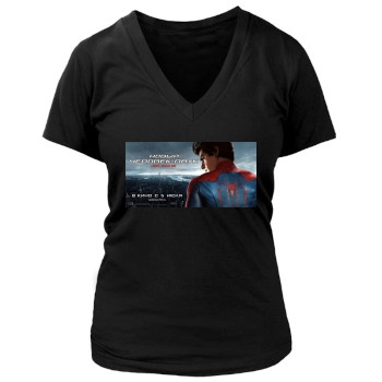 The Amazing Spider-Man (2012) Women's Deep V-Neck TShirt