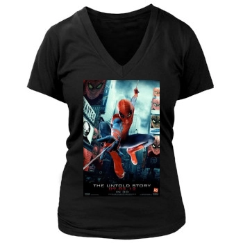 The Amazing Spider-Man (2012) Women's Deep V-Neck TShirt